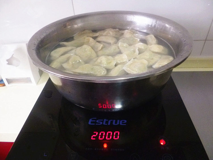 荠菜猪肉饺子步骤11