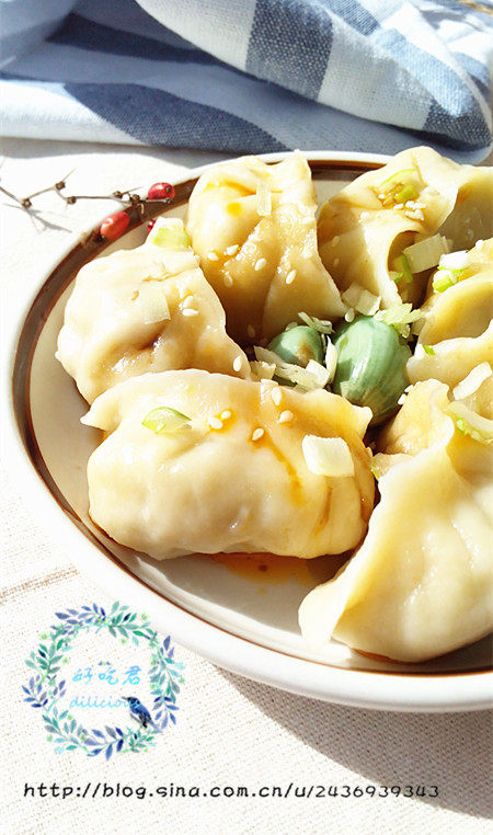 白菜虾仁水饺步骤15