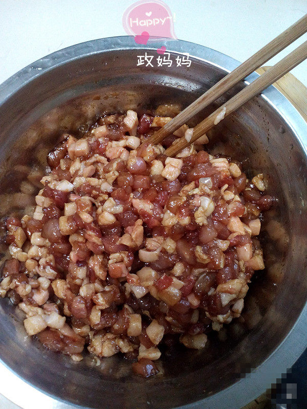 猪肉白菜饺子步骤2