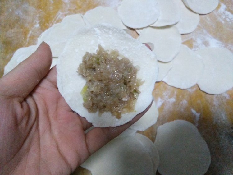 羊肉萝卜馅饺子步骤7