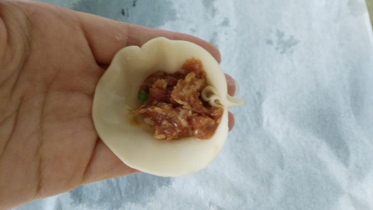 鲜肉蒸饺步骤6