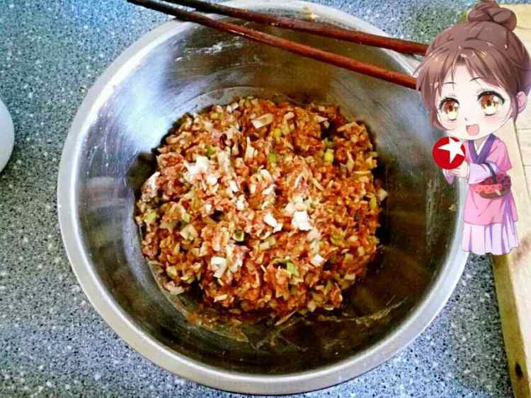 白菜饺子步骤4