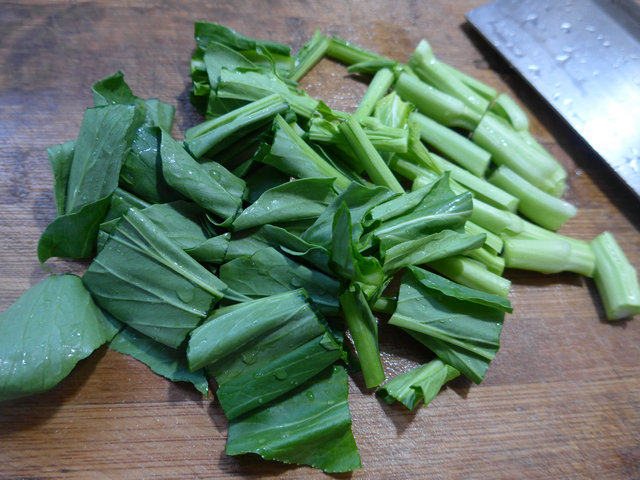 油菜蕻饺子波纹面步骤2