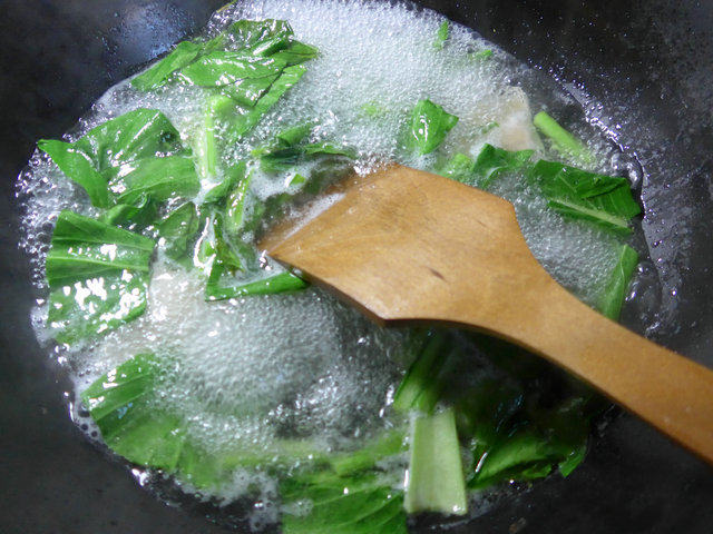 油菜蕻饺子波纹面步骤4