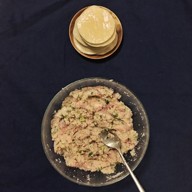 莲藕肉馅饺子步骤4