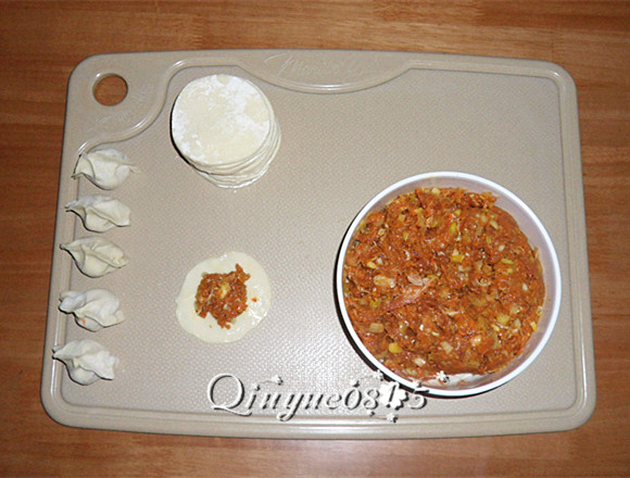 胡萝卜羊肉馅饺子步骤7