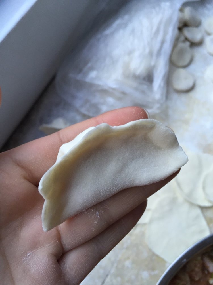 酸菜馅饺子步骤11