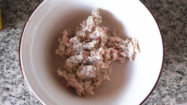 鲜肉豆角柳叶水饺步骤2