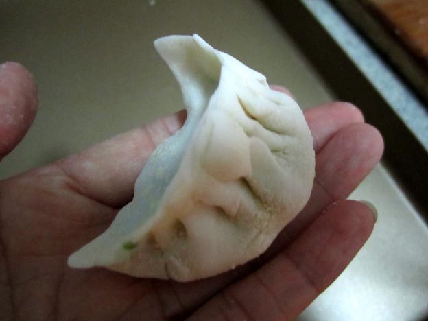 长豆角肉沫饺子步骤8