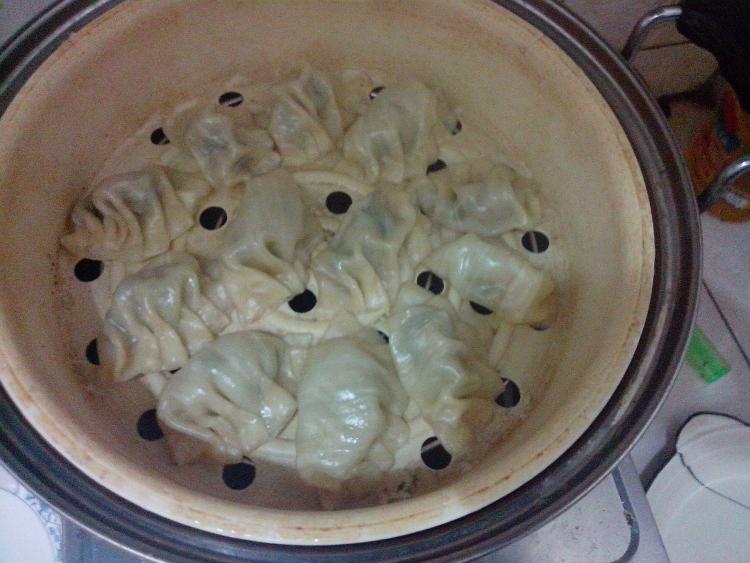 芹菜蒸饺步骤15