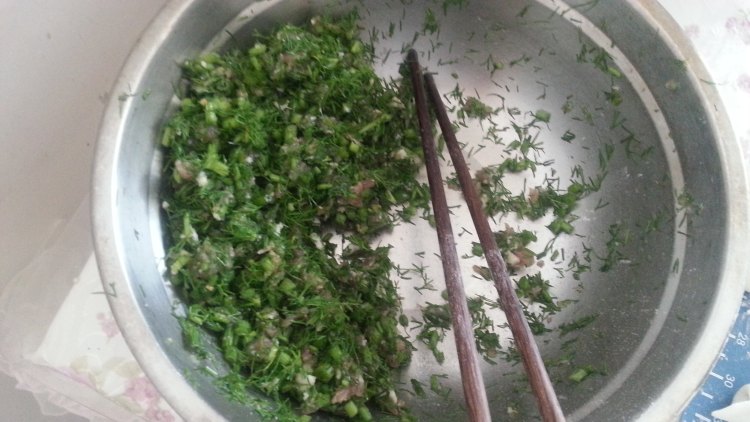 猪肉茴香水饺步骤4