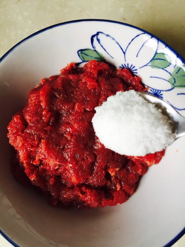 香菜牛肉饺步骤5