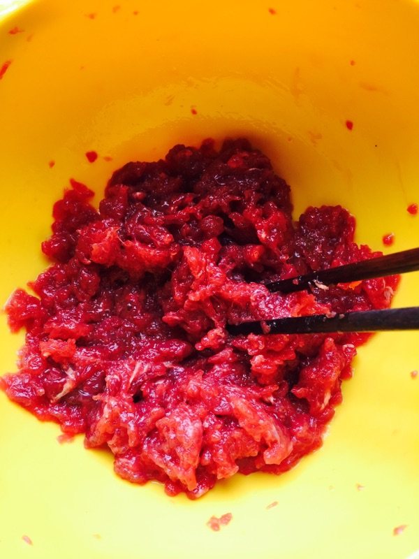 香菜牛肉饺步骤7