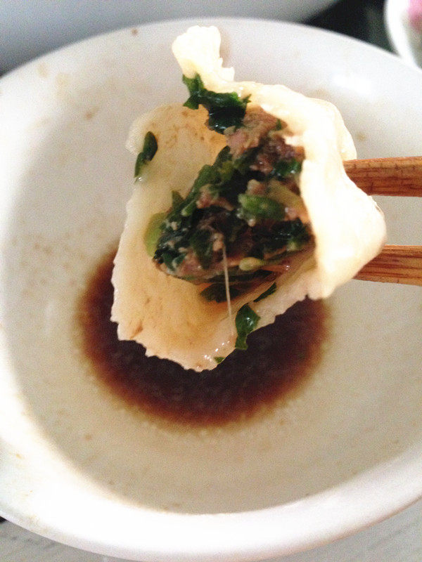 香菜饺子步骤12