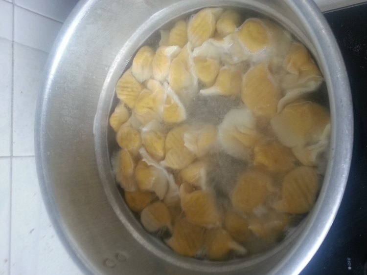 莲藕水饺步骤7