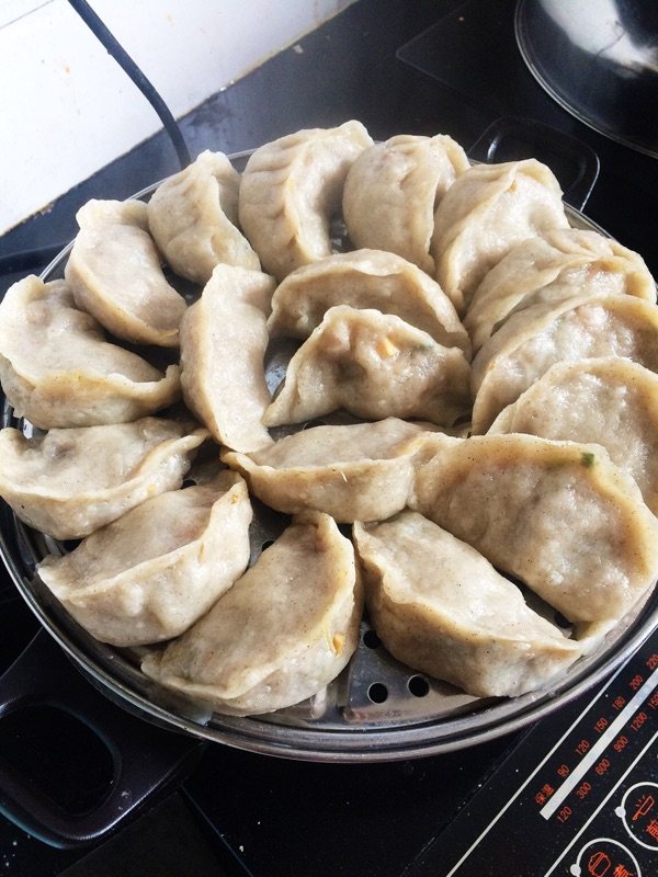 蒸粗粮素饺步骤16