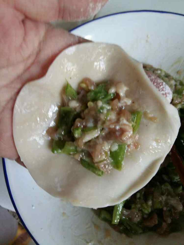 四季豆鲜肉饺步骤9