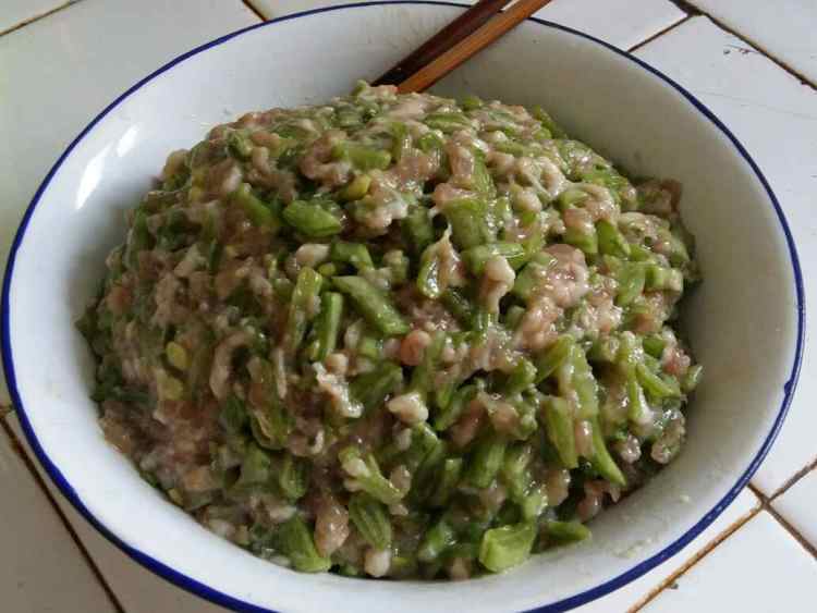 四季豆鲜肉饺步骤8