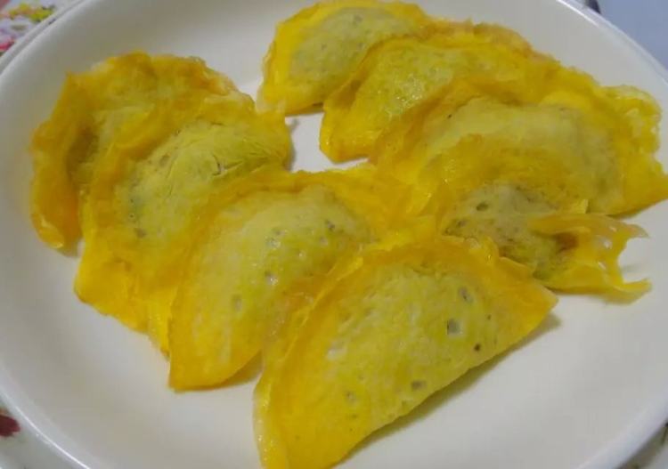 美味蛋饺步骤4
