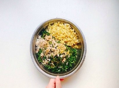 翡翠白菜饺步骤1