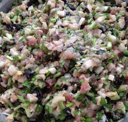 杏鲍菇鲜肉虾仁水饺步骤6