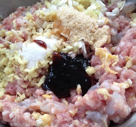 杏鲍菇鲜肉虾仁水饺步骤4