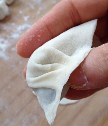杏鲍菇鲜肉虾仁水饺步骤11