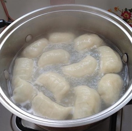 杏鲍菇鲜肉虾仁水饺步骤16