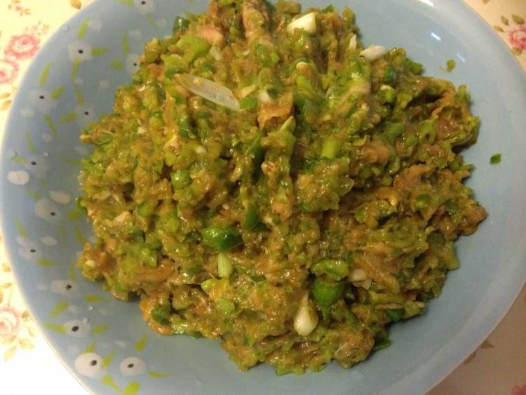 青椒肉饺子步骤6