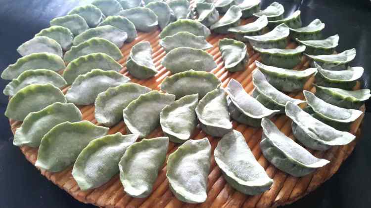 绿皮猪肉虾仁油菜水饺步骤11