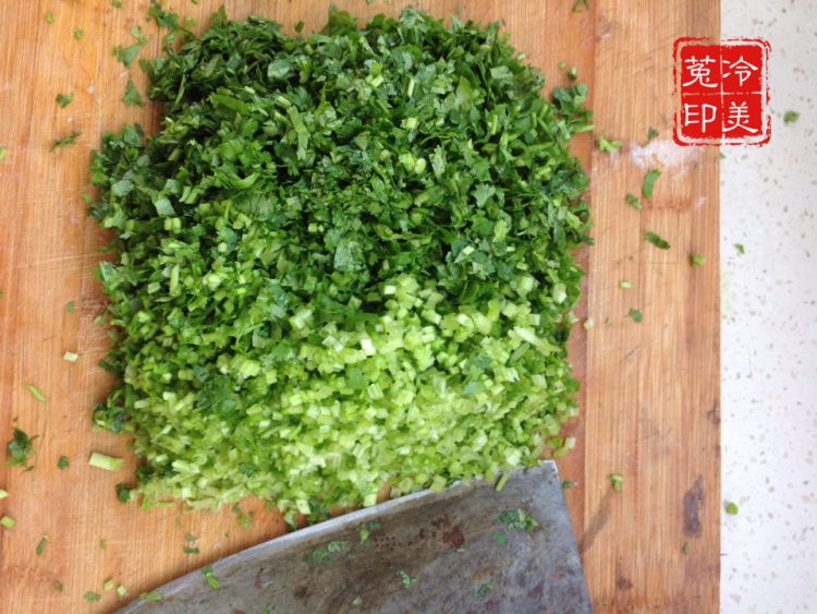 羊肉香菜馅饺子步骤3