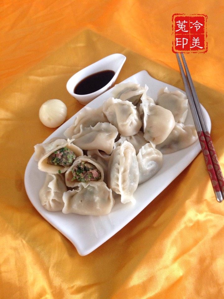 羊肉香菜馅饺子步骤13