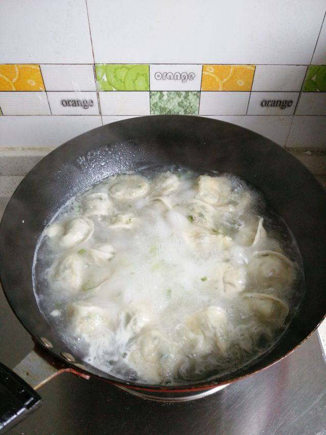 虾皮蛋汤饺步骤4