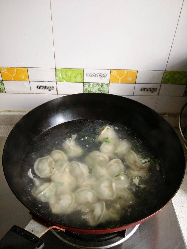 虾皮蛋汤饺步骤3