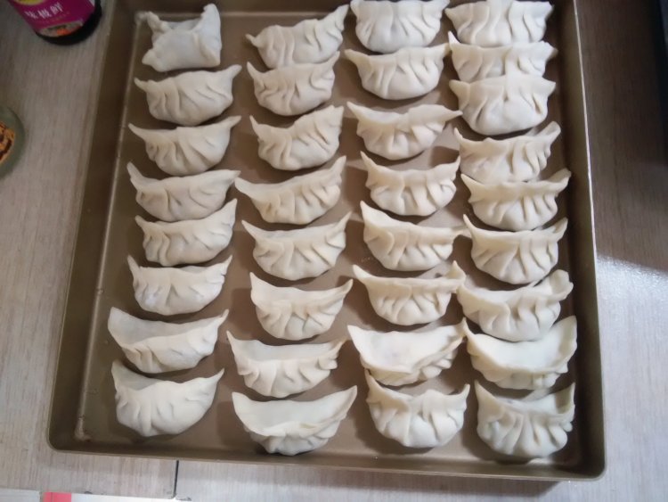 豇豆玉米猪肉饺子步骤9