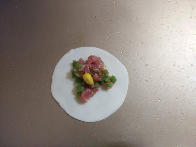 豇豆玉米猪肉饺子步骤8