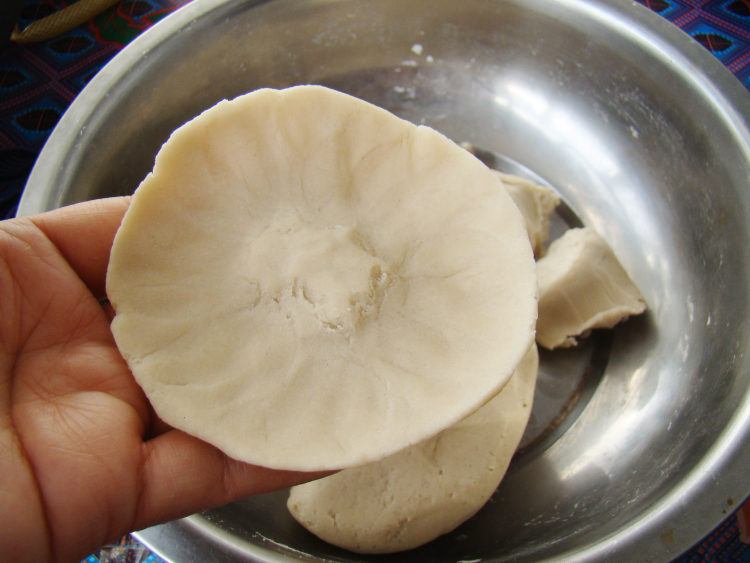 车前草馅莜面饺子步骤15