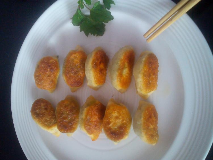 水煎饺儿步骤5
