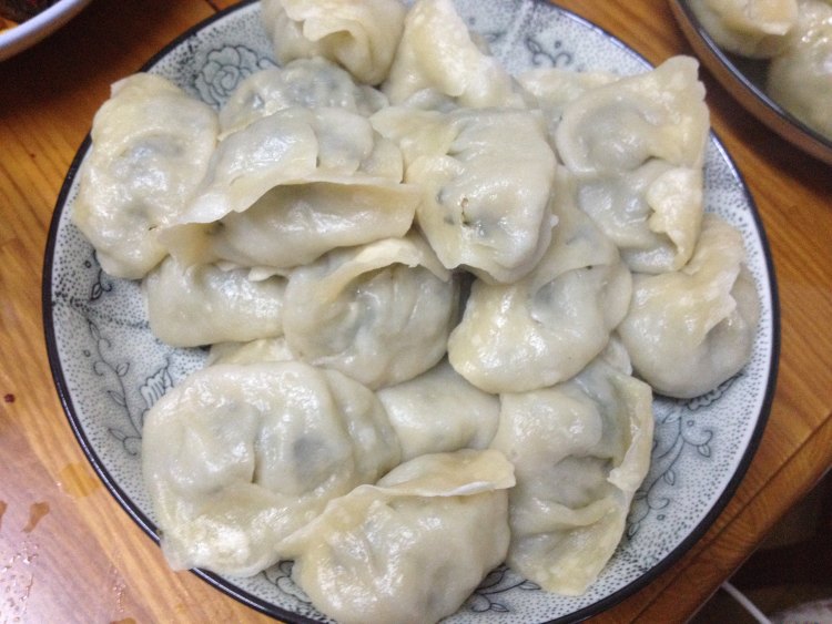 山菜馅蒸饺步骤10
