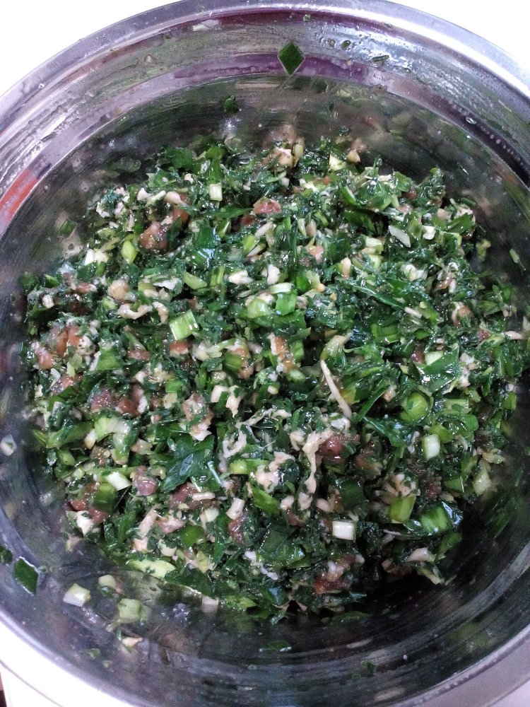 麦蒿饺子步骤7