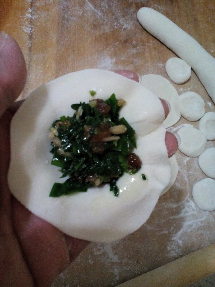麦蒿饺子步骤9