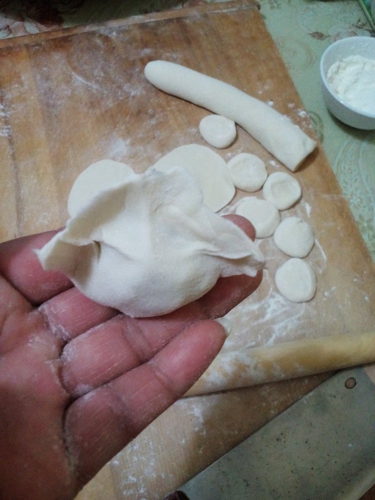 麦蒿饺子步骤10