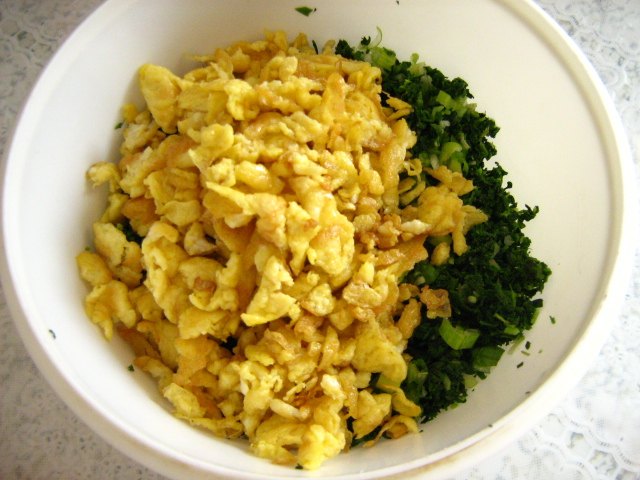 荠菜鸡蛋水饺步骤5