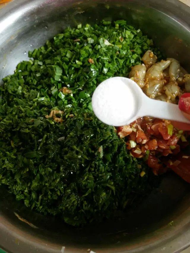 山苜楂虾仁饺子步骤17
