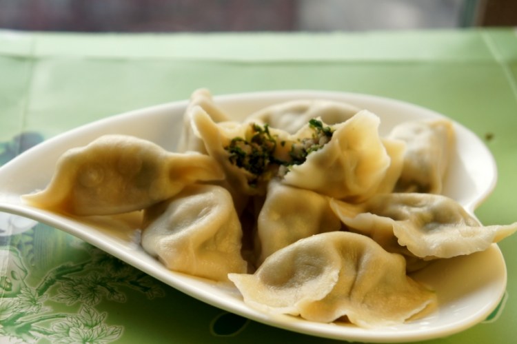 野荠菜猪肉馅水饺步骤13