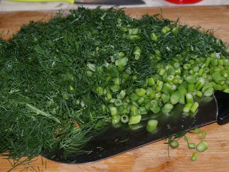 茴香虾皮猪肉饺子步骤2