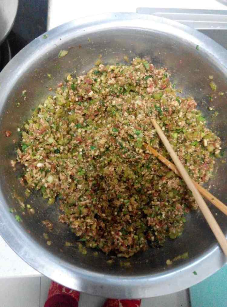 羊肉芹菜馅饺子步骤4