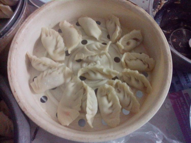 瘦肉菌菇蒸饺子步骤9