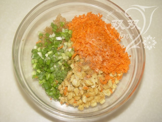 海茸金银饺步骤6