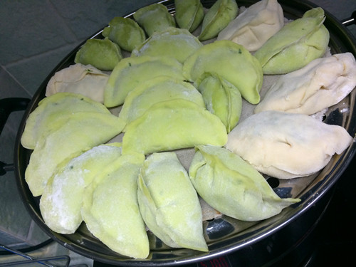油菜翠玉大蒸饺步骤10